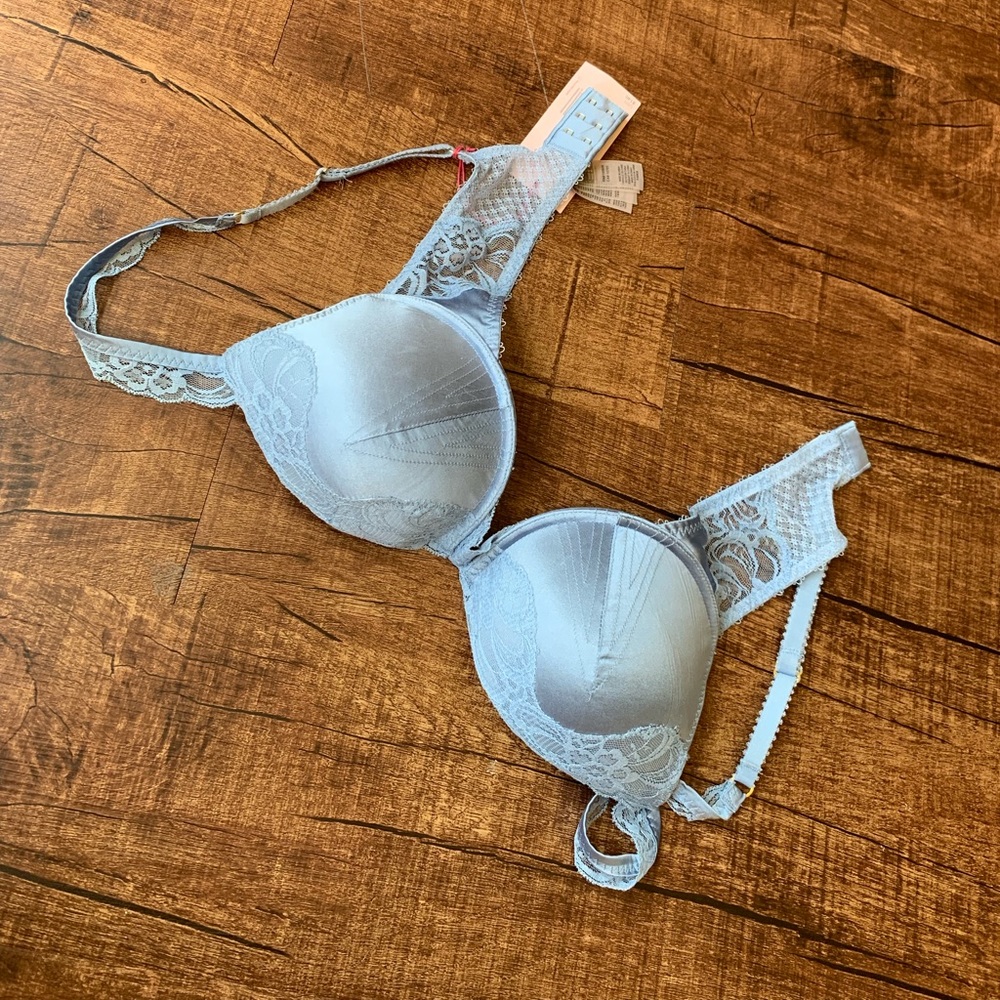 Stella McCartney Eloise enchanting 32D ice blu bra - Picture 2 of 8